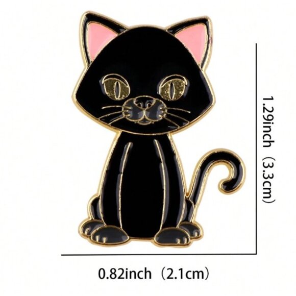DISNEY Hocus Pocus “Binx the Black Cat” Enamel Trading Pin (NEW & SO CUTE!) - Picture 2 of 3